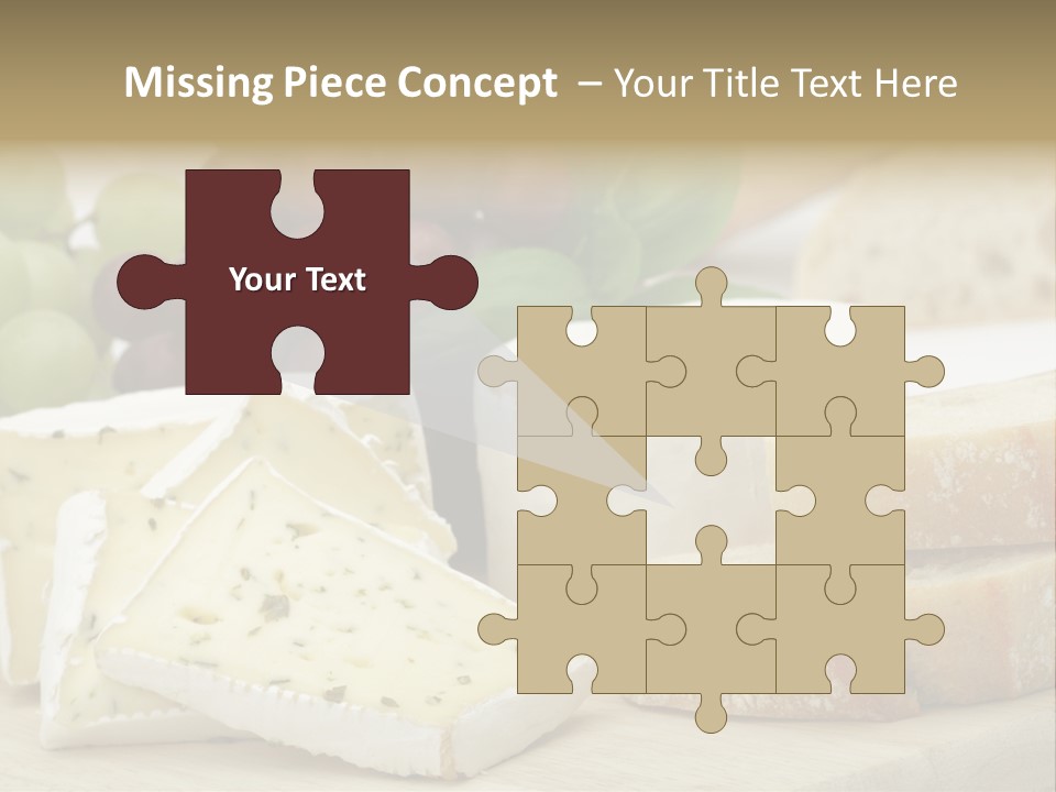 Camembert Cold Red PowerPoint Template