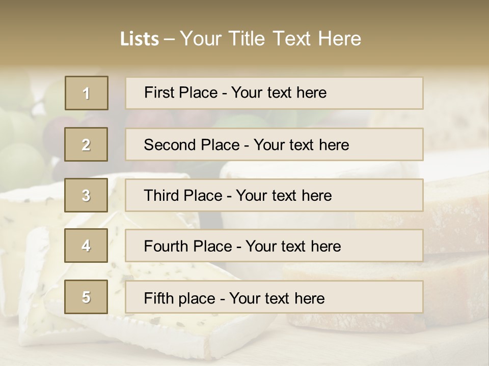 Camembert Cold Red PowerPoint Template