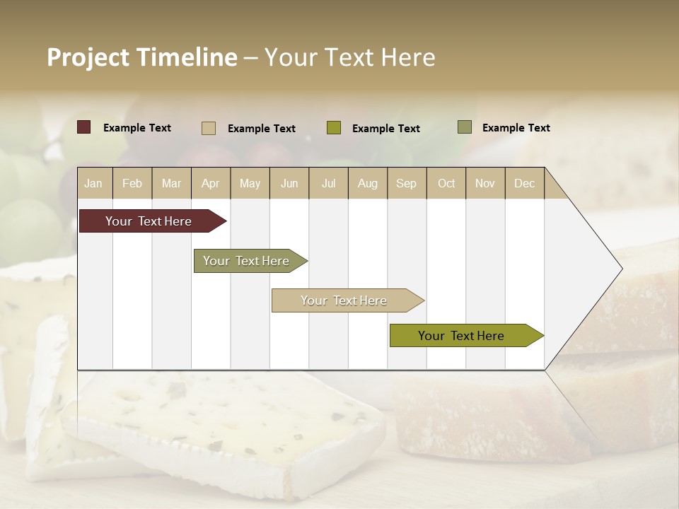 Camembert Cold Red PowerPoint Template