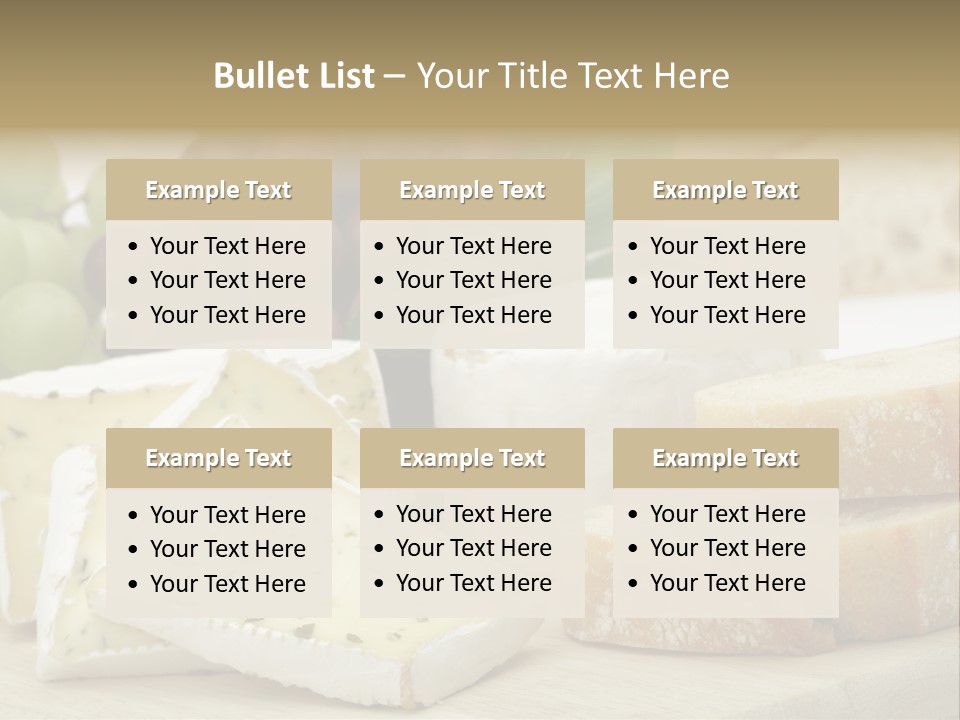 Camembert Cold Red PowerPoint Template