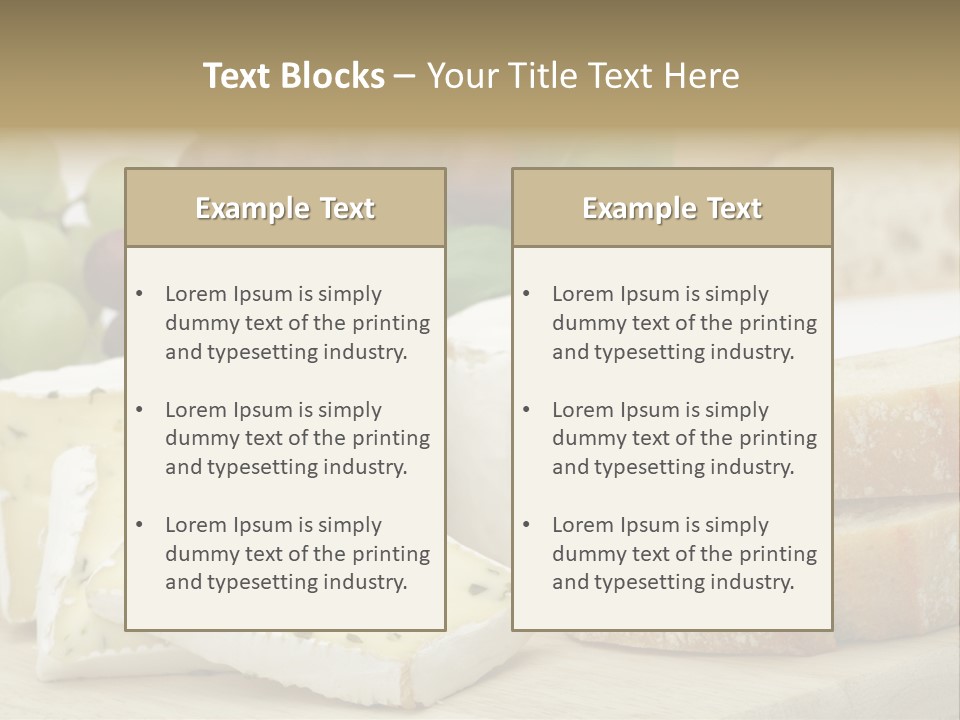Camembert Cold Red PowerPoint Template