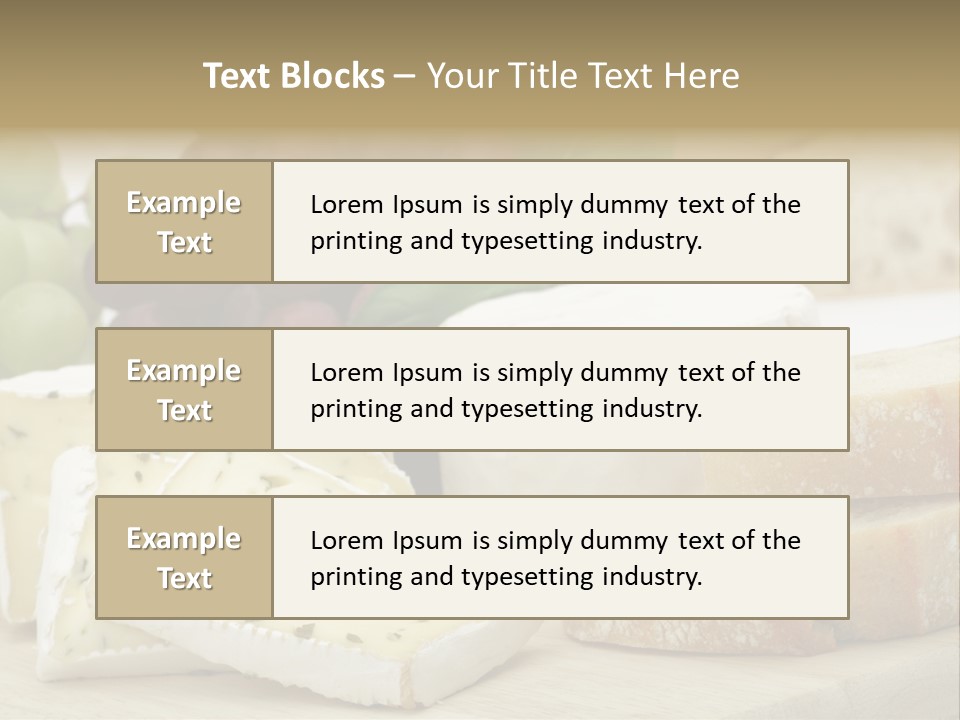 Camembert Cold Red PowerPoint Template