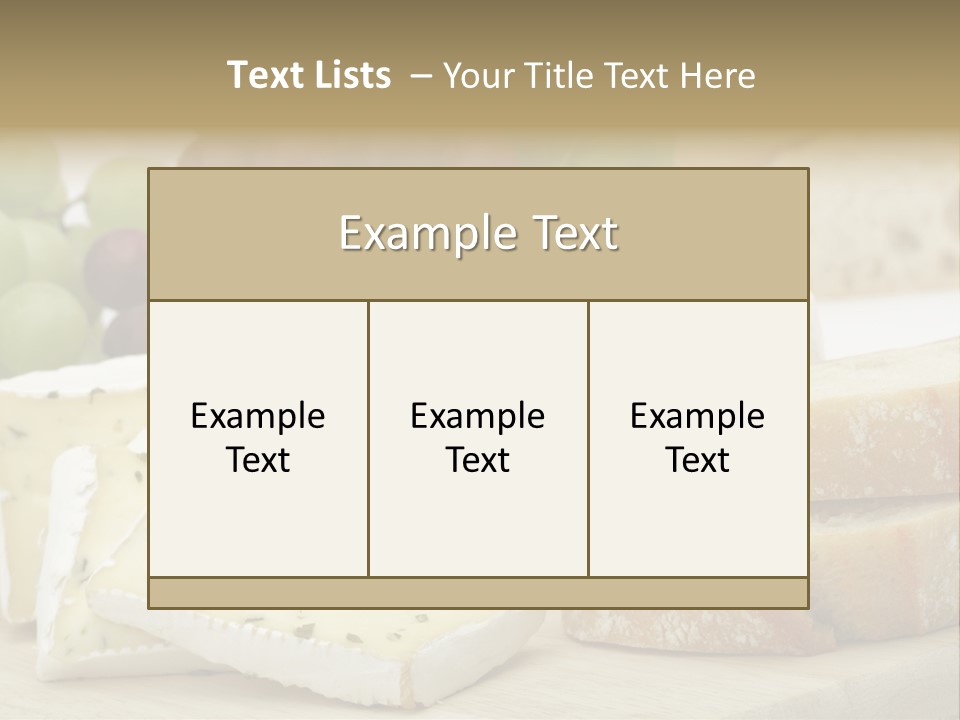 Camembert Cold Red PowerPoint Template