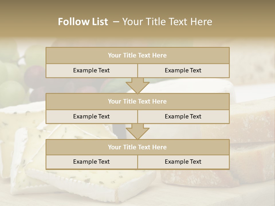 Camembert Cold Red PowerPoint Template