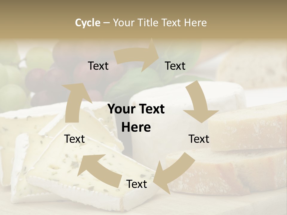 Camembert Cold Red PowerPoint Template
