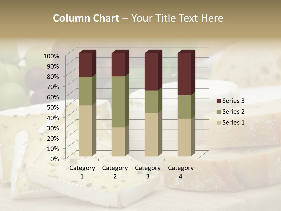 Camembert Cold Red PowerPoint Template