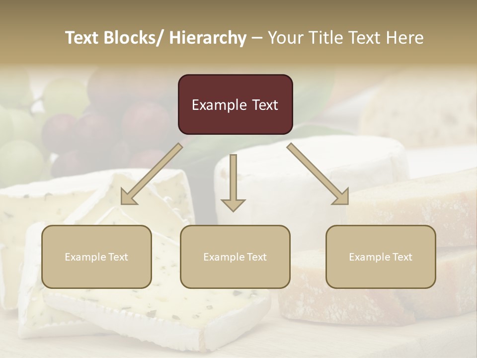 Camembert Cold Red PowerPoint Template