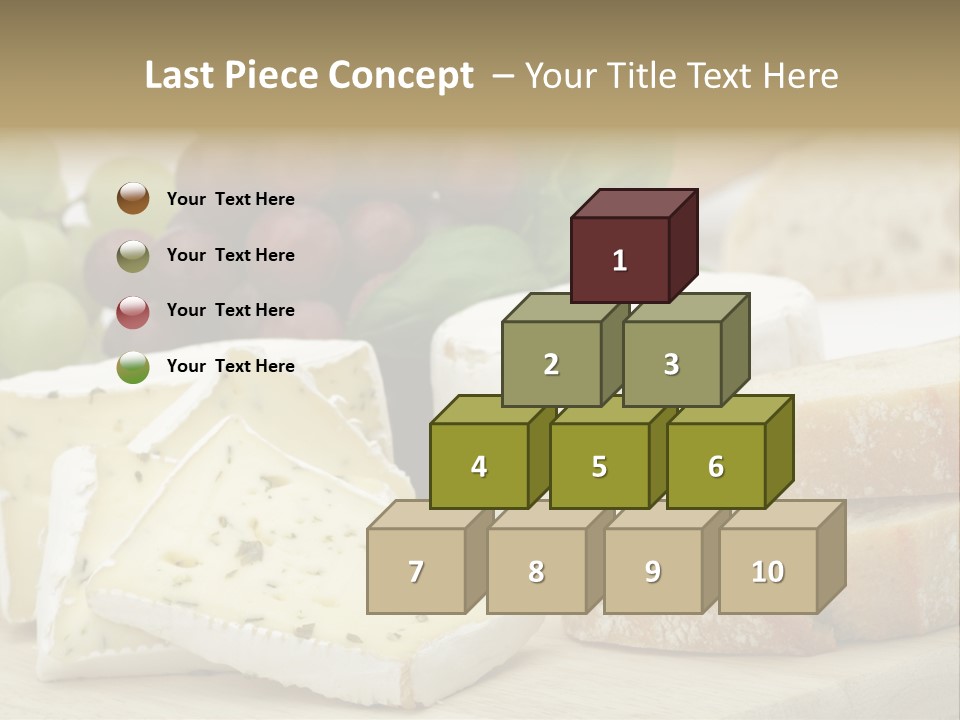 Camembert Cold Red PowerPoint Template