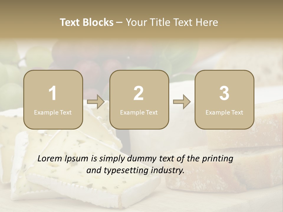 Camembert Cold Red PowerPoint Template