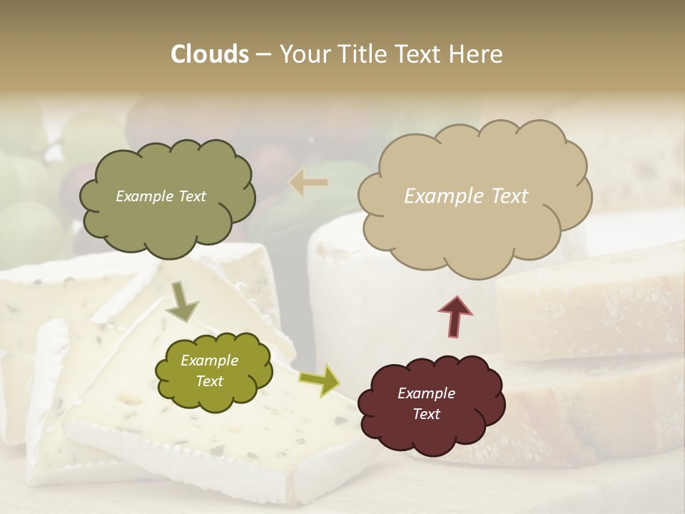 Camembert Cold Red PowerPoint Template