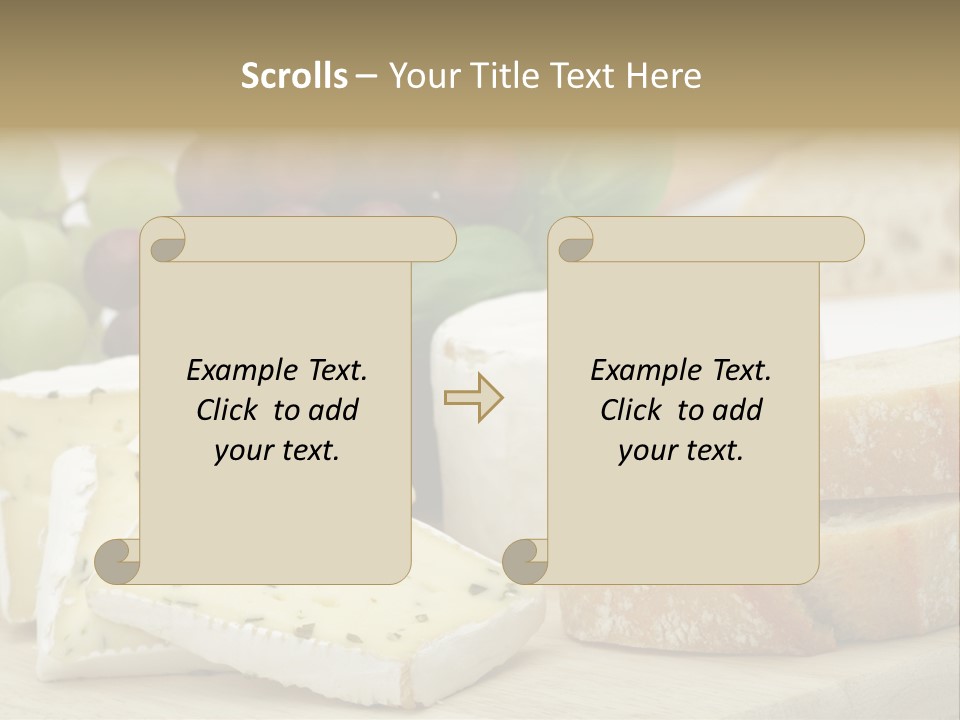 Camembert Cold Red PowerPoint Template