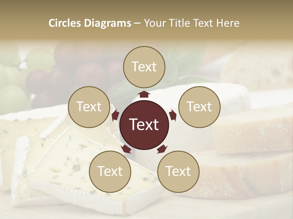 Camembert Cold Red PowerPoint Template