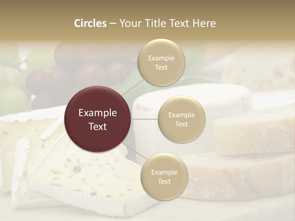 Camembert Cold Red PowerPoint Template