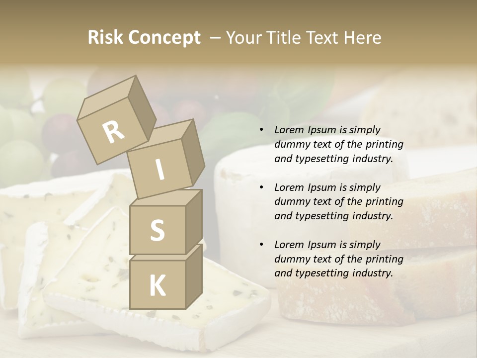 Camembert Cold Red PowerPoint Template