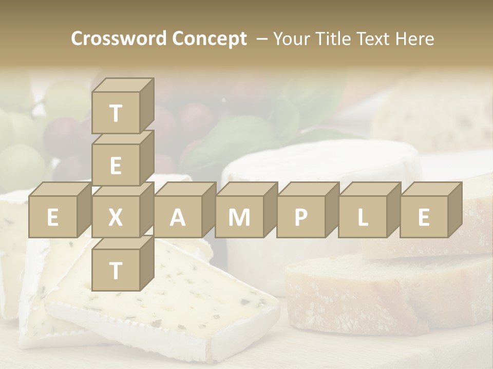 Camembert Cold Red PowerPoint Template