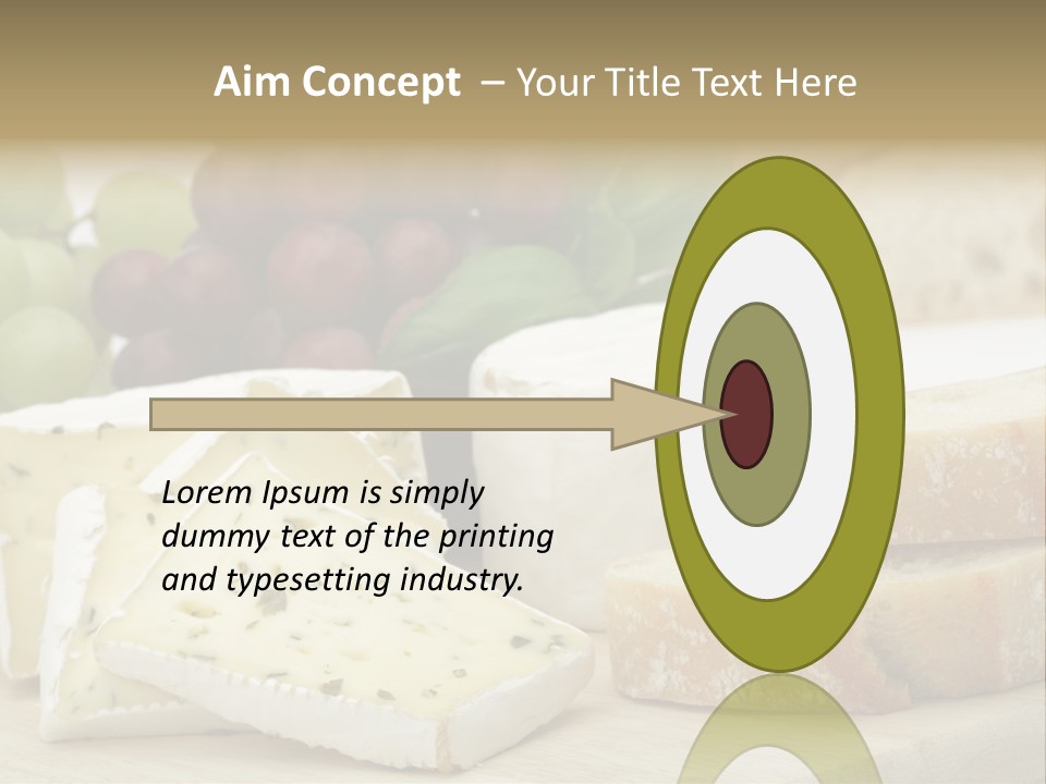 Camembert Cold Red PowerPoint Template