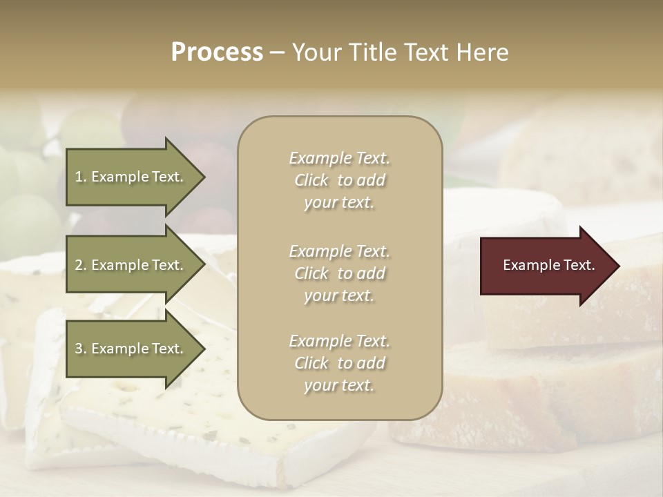 Camembert Cold Red PowerPoint Template