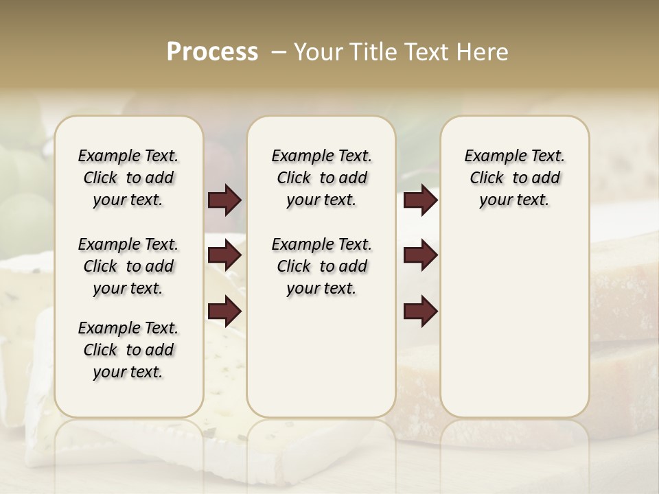 Camembert Cold Red PowerPoint Template
