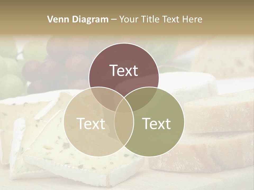 Camembert Cold Red PowerPoint Template