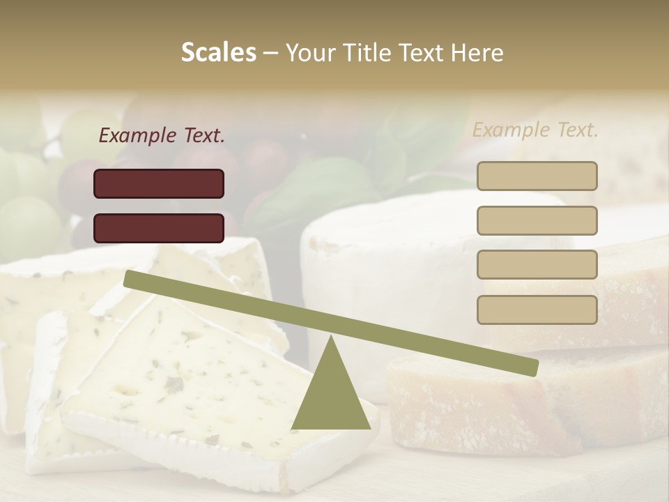 Camembert Cold Red PowerPoint Template