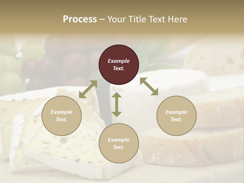 Camembert Cold Red PowerPoint Template
