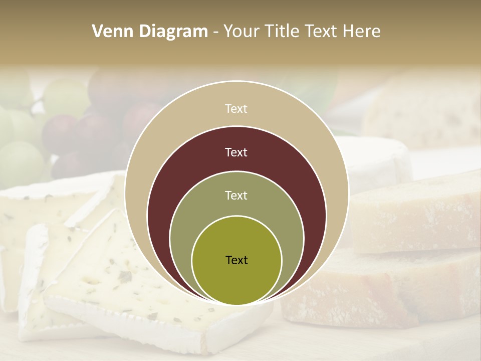 Camembert Cold Red PowerPoint Template