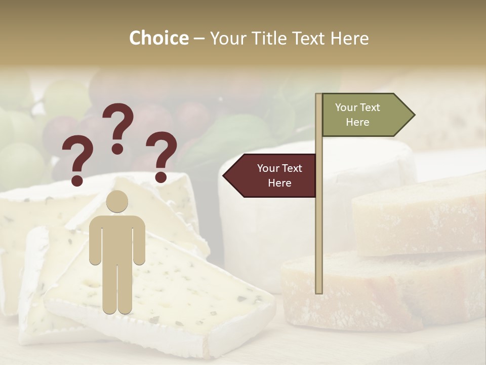 Camembert Cold Red PowerPoint Template