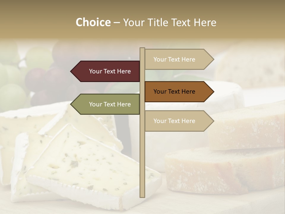 Camembert Cold Red PowerPoint Template