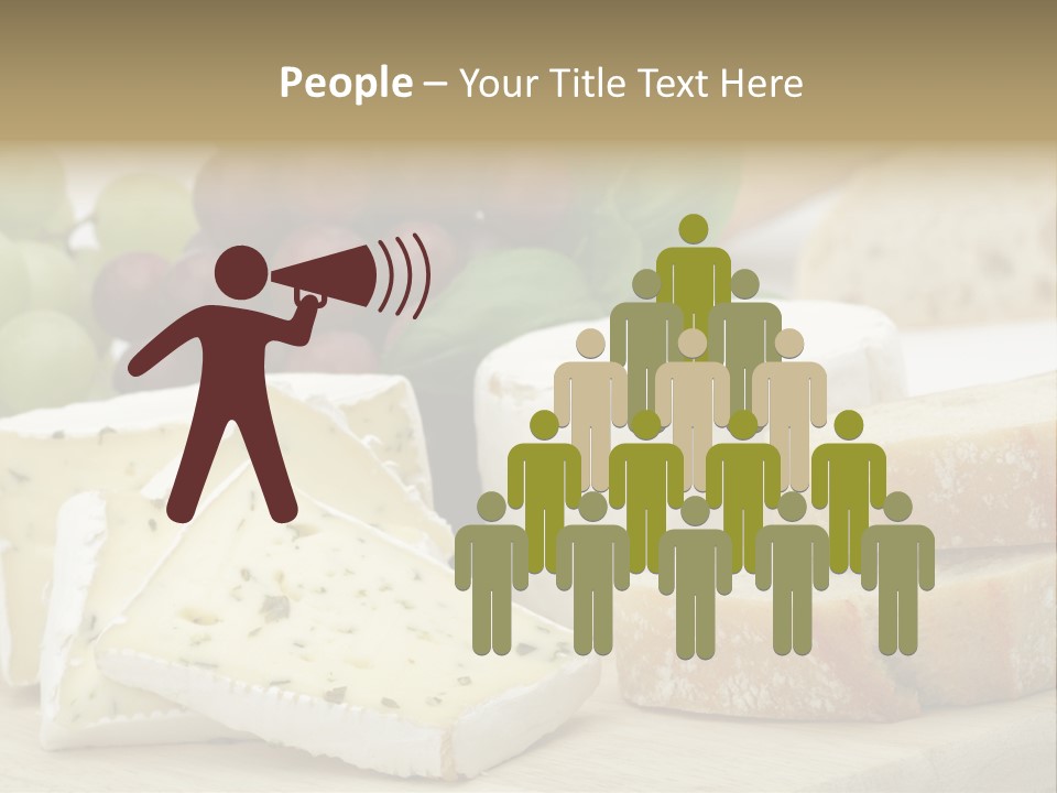 Camembert Cold Red PowerPoint Template