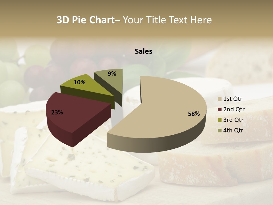 Camembert Cold Red PowerPoint Template