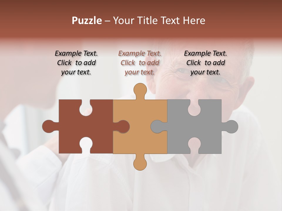 Support Pensioner Joy PowerPoint Template