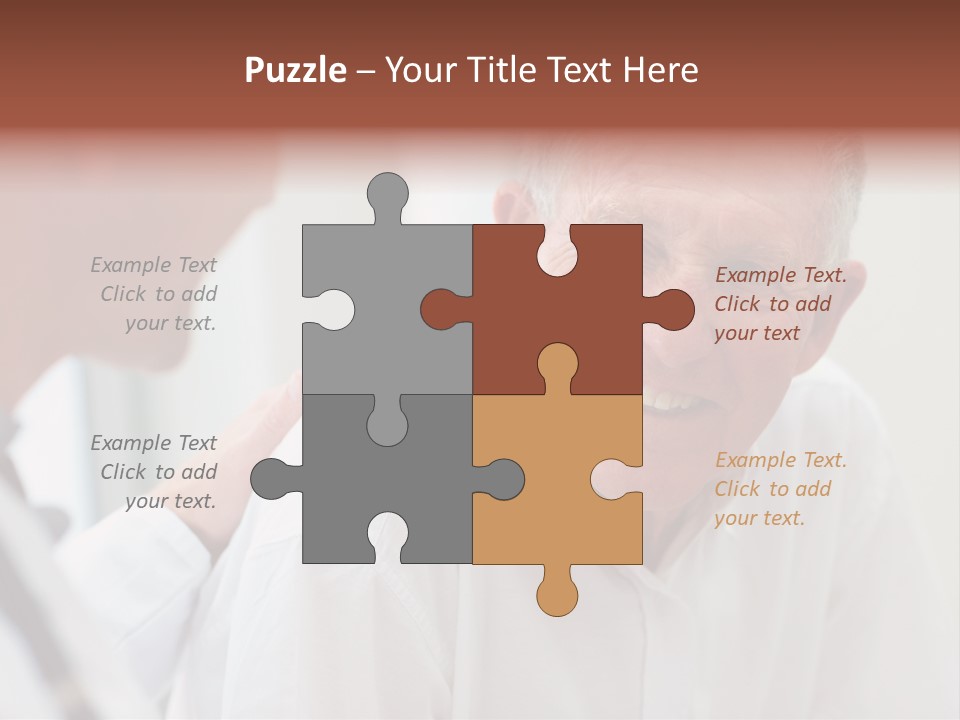 Support Pensioner Joy PowerPoint Template