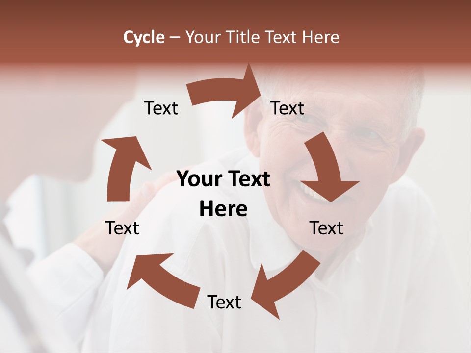 Support Pensioner Joy PowerPoint Template