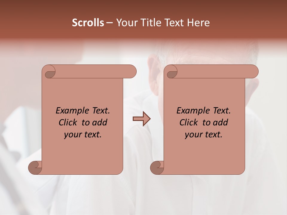 Support Pensioner Joy PowerPoint Template