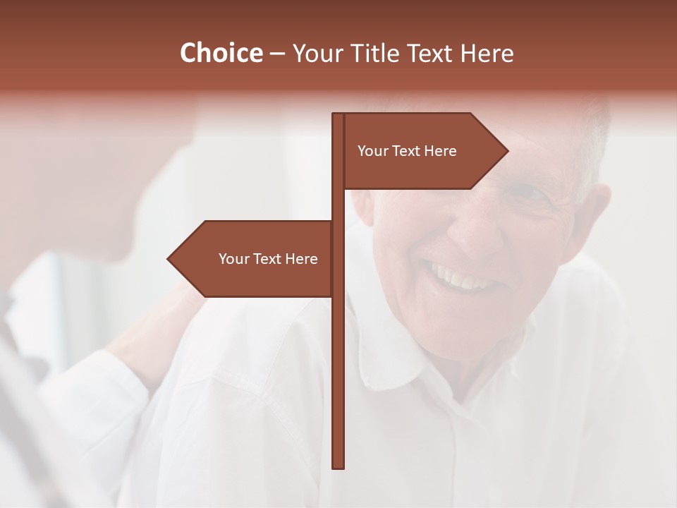 Support Pensioner Joy PowerPoint Template