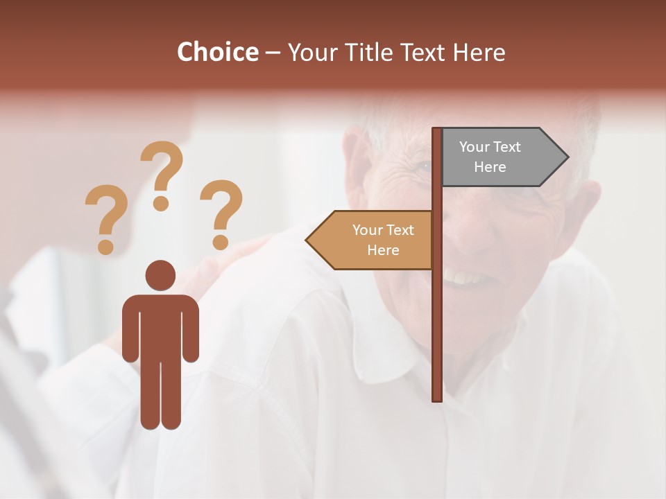 Support Pensioner Joy PowerPoint Template