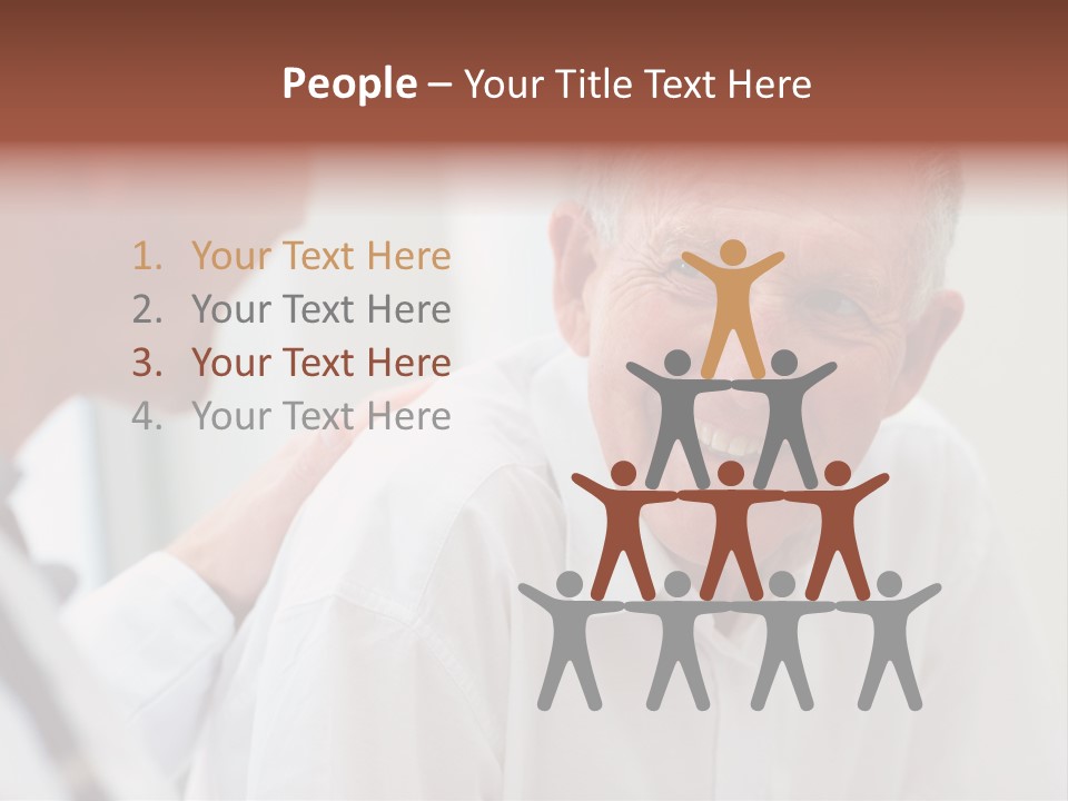 Support Pensioner Joy PowerPoint Template