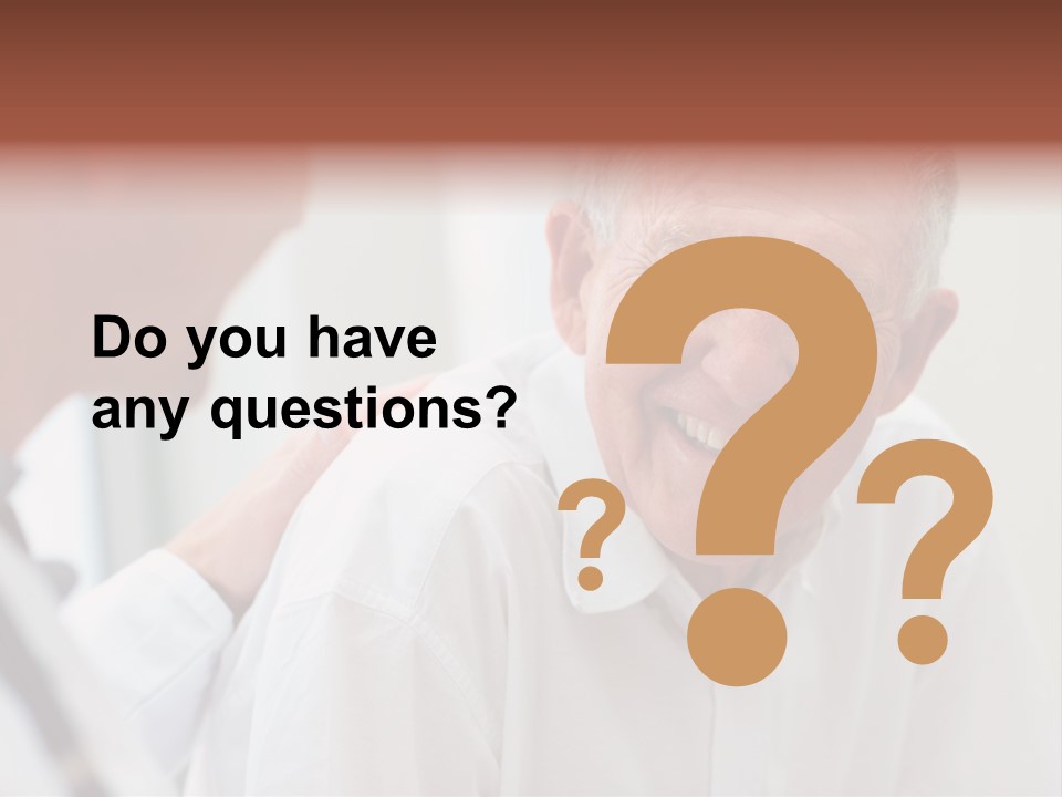 Support Pensioner Joy PowerPoint Template