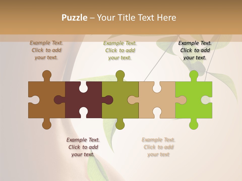 Bloom Nude Form PowerPoint Template