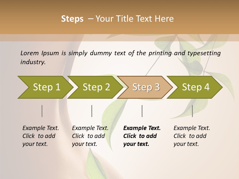 Bloom Nude Form PowerPoint Template
