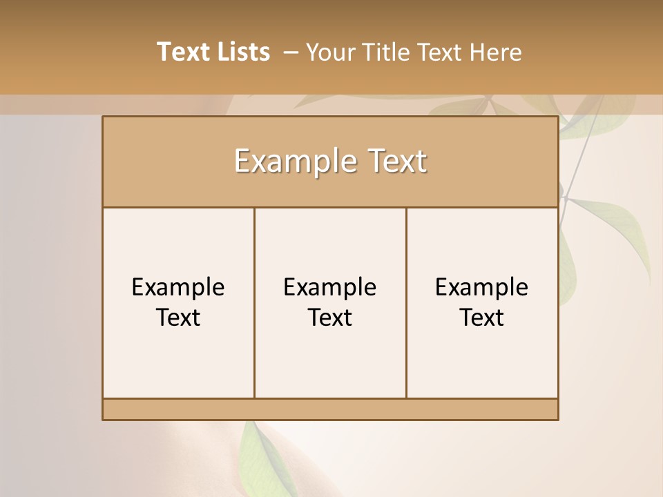 Bloom Nude Form PowerPoint Template