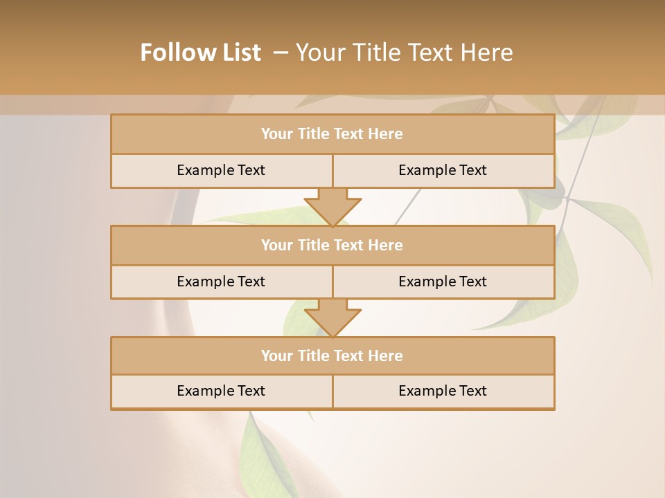 Bloom Nude Form PowerPoint Template