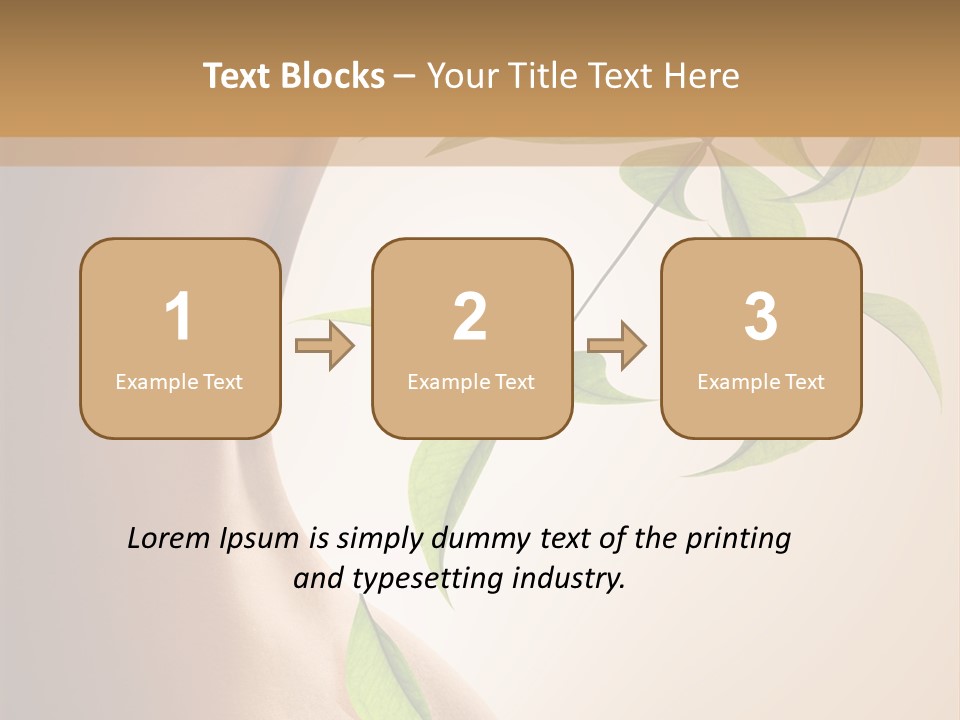 Bloom Nude Form PowerPoint Template