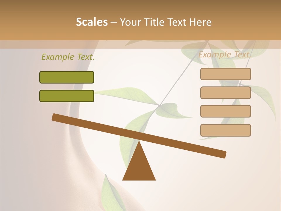 Bloom Nude Form PowerPoint Template
