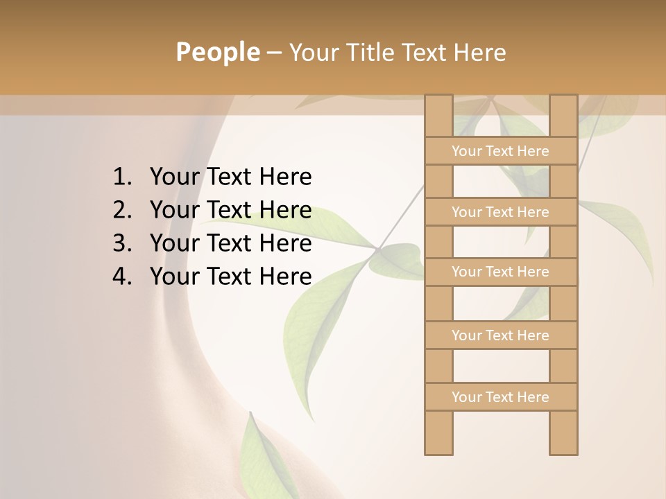 Bloom Nude Form PowerPoint Template