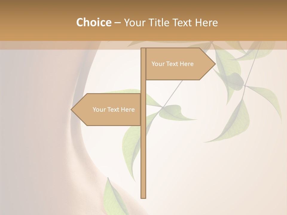 Bloom Nude Form PowerPoint Template