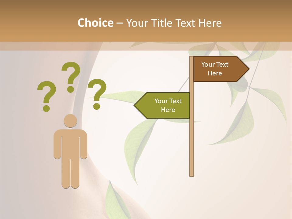 Bloom Nude Form PowerPoint Template