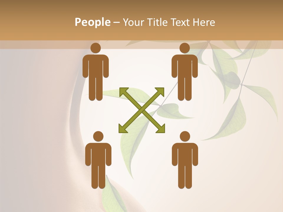 Bloom Nude Form PowerPoint Template