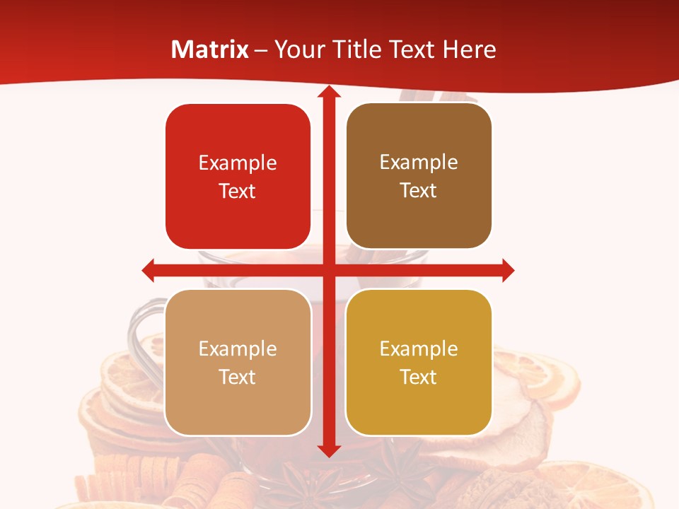 White Nut Punch PowerPoint Template