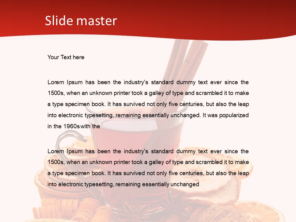 White Nut Punch PowerPoint Template